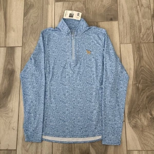Peter Millar Women’s Players Poly Blend Golden Goat Sweater 1/4 Zip Multi NWT - Picture 1 of 11