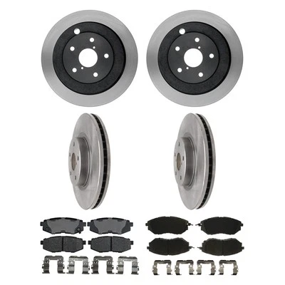 For Subaru Tribeca 08-14 ACDelco Silver Front & Rear Brake Kit w Ceramic Pads - Image 1 of 4