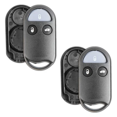 2x Key Fob Shell Case for 1999-2005 Nissan Altima Quest Sentra Xterra (KOBUTA3T) Foto 1 de 4