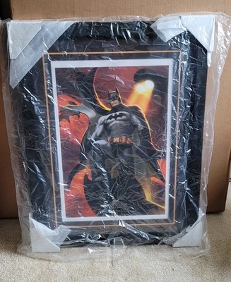 Impressão artística emoldurada Sideshow Collectibles Batman Justice League Trinity #165 - Imagem 1 de 2