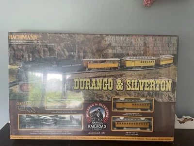 Juego de tren de pasajeros de vapor calibre HO Bachmann 00710 Durango & Silverton SELLADO Foto 1 de 4