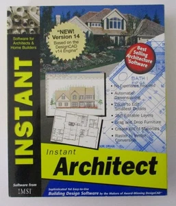 INSTANT ARCHITECT; Version 14; Software From IMSI (2003) For Architects And Home - Picture 1 of 6