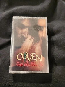 Coven Death Walks Behind You NEW Cassette Tape Original 1989 Heavy Metal Medusa - Picture 1 of 3