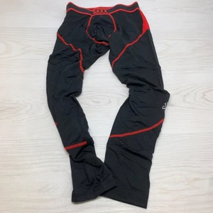 Saxx Kinetic Light-Compression Support Mesh Tights Men's Size S 30-32 Black - Picture 1 of 10