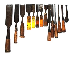 14 cinceles de gubia para tallar madera Arik Anton Berg CE Jennings L & I J blanco Stanley - Imagen 1 de 15