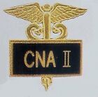 CNA II épingle infirmière emblème médical incrusté noir caducée épingles graduation 3514B neuves
