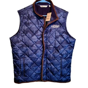 Peter Millar Blue Vest Patagonia Men's Large Quilted Pepsi Hat Snapback Netplus - Picture 1 of 24