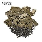 Small Hinges 40pcs Antique Box Hinge Box Hinges Bronze Color Butterfly Hinges