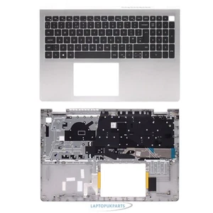 KEYBOARD PALMREST W/ UK LAYOUT FOR DELL INSPIRON 15 3510 3511 3515 3520 3525 - Afbeelding 1 van 5