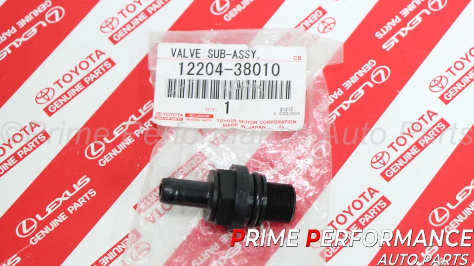 Válvula PCV Toyota Land Cruiser Tundra Lexus LX570 GX460 GS460 LS460 12204-38010 - Imagem 1 de 4