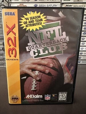 NFL Quarterback Club Sega Genesis 32X CIB Complete in Box Tested and Working - Image 1 of 4