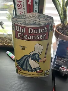 Vintage Early 1900s Old Dutch Cleanser Cardboard Hanging Sign Double Sided - Picture 1 of 7