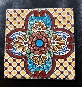 Custom Design Talavera Mexican Tile Handmade Backsplash - Picture 1 of 1