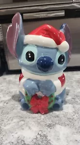 Disney Lilo & Stitch Christmas Santa Cookie Jar New ! Fast Shipping!! - Picture 1 of 6