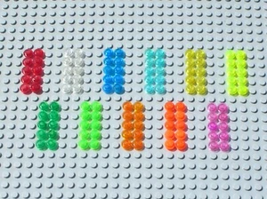 10 x LEGO Plate Round 1x1 Ref 4073 6141 30057 Choose your color Couleur au choix - Imagen 1 de 12