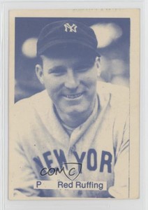 1975 TCMA All Time New York Yankee Team Blue Red Ruffing HOF
