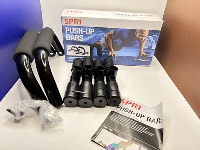New SPRI Push Up Bars Stand Exercise Gym Workout NOS - Image 1 of 4