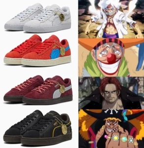 Puma Suede x One Piece 🏴‍☠️ Sneaker Luffy, Shanks, Blackbeard, Men size - Picture 1 of 35
