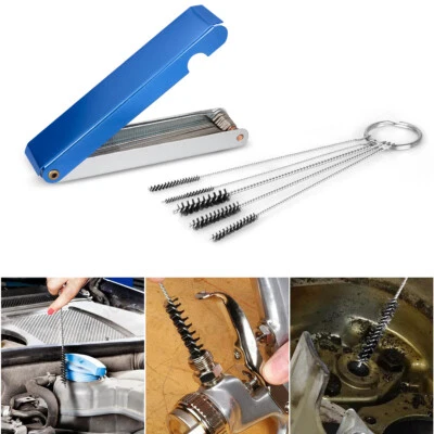 Carburador de motocicleta carbono chorro de suciedad quitar agujas de limpieza + cepillos kit de herramientas Foto 1 de 4