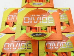6 Dozen New Srixon Q-Star Tour Divide Golf Balls 72 balls - Choose COLOR 6dz - Picture 1 of 12