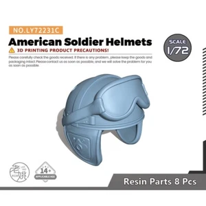 Model Upgrade Parts LY231C 1/72 American Soldier Helme Type 3 - Bild 1 von 3