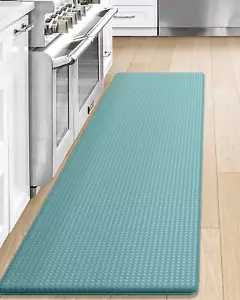 Kitchen Rug anti Fatigue,Non Skid Cushioned Comfort Standing Kitchen Mat Waterpr - Picture 1 of 12