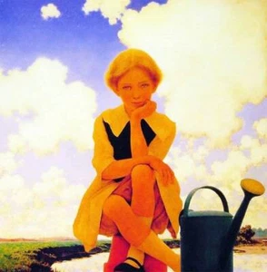 "Mary, Mary, ganz im Gegensatz" von Maxfield Parrish - Bild 1 von 1
