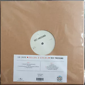 Prog Rock - Le Orme - Felona E Sorona - TEST PRESSING ITA 2023 Nr 42 bis 50 MINT - Bild 1 von 7