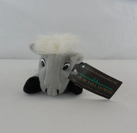 124TH KENTUCKY DERBY 1998 OFFICIAL CHURCHILL DOWNS RACING ROSEY HORSE W TAGS Cover