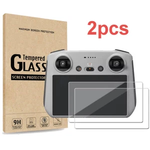 2PCS HD Tempered Glass Screen Protector Film for DJI Mini 3 Pro RC Controller - Picture 1 of 12