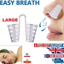 Anti Snoring Nasal Dilators Easy Breathe Sleep Aid Device No Strips Nose Clip UK