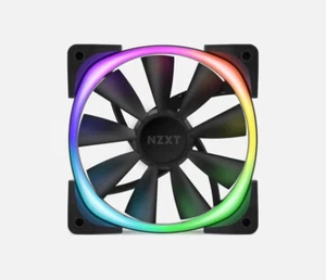 NZXT AER RGB 2 140mm RGB Black Fluid Dynamic Bearing PWM Fan - Zdjęcie 1 z 4