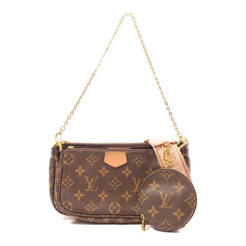 LOUIS VUITTON（LV） LOUIS VUITTON LV GHW Multi Pochette Accessori Borsa 2 Vie M44840 Monogram Marrone
