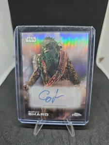 2025 Topps Chrome Star Wars Auto Gorian Shard Carey Jones #A-CJ - Bild 1 von 2