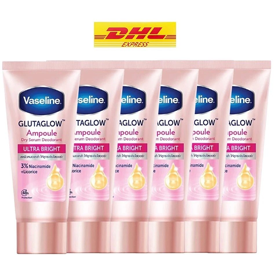 Vaseline Dry Serum Ultra Whitening Sweat Deodorant Antiperspirant 48hr 50 Ml