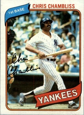 1980 Topps #625 Chris Chambliss - EX-MT - Image 1 of 2