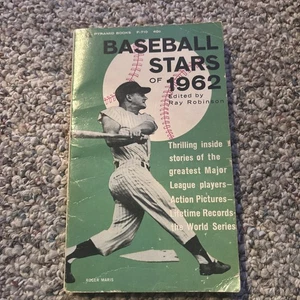 Baseball Stars of 1962, Maris, Musial, Clemente, Mantle, Mays, PB - EX++ - Picture 1 of 5