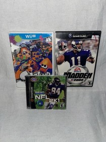 (3-Game Lot) Wii U , Game Cube & Sega Dreamcast Game Lot Bundle