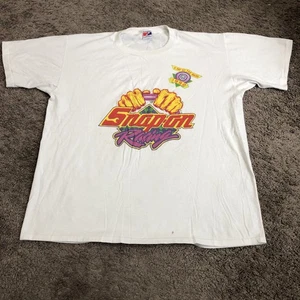 Vintage Snap-On Racing A Day At The Races 1992 T-Shirt Men’s Size 2XL White 90s - Picture 1 of 12
