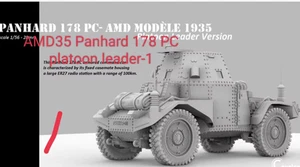 New 3D Printed 1/72 Amd-35 Panhard 178 Pc Platoon Leader-1 Model Unpainted - Picture 1 of 1