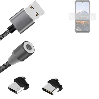 Cavo di ricarica magnetico per Cubot KingKong ES 3 con USB tipo C e connettore m - Immagine 1 di 4
