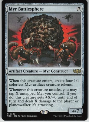 Myr Battlesphere R Commander: Tarkir: Dragonstorm 322 NM - Image 1 of 2