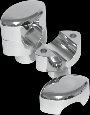 Elevador de manillar liso cromado LA Choppers de 1,5 pulgadas Kawasaki Vulcan 900 06-19 Foto 1 de 3