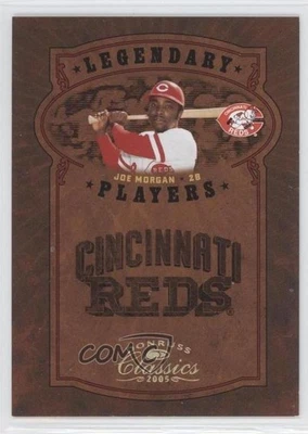 Donruss Classics Legendary Players Gold 2005 27/75 Joe Morgan #LP-21 HOF 02v3 Foto 1 de 3
