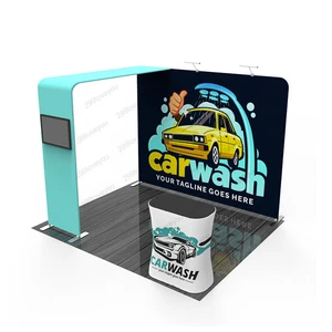 10ft Tension Fabric Trade Show Displays Custom Booth Sets All Included - Picture 1 of 7