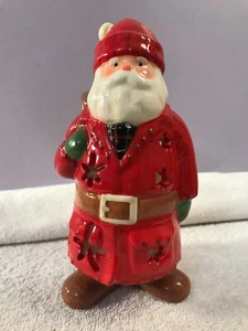 Weihnachtsmann Teelichtbrenner Punze 7 1/4" hoch CH5507 - Bild 1 von 9