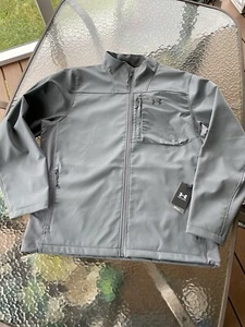 NWT Under Armour CGI Shield 2.0 Jacket Men's Size XXL Gray Coat - Picture 1 of 19
