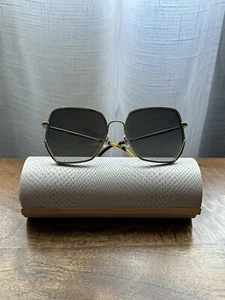 Jimmy Choo Aline/S J5GFQ 58-17-145 Gold Women’s Sunglasses - Picture 1 of 6
