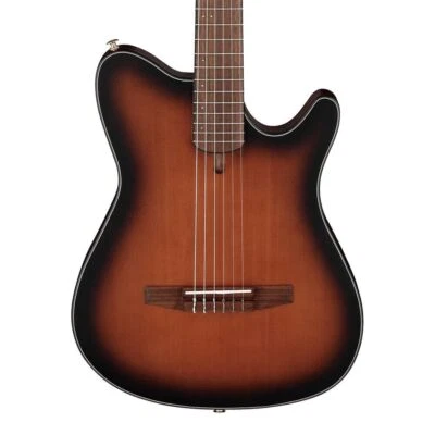 Guitarra electroacústica Ibanez FRH10N-BSF Brown Sunburst Flat Nylon Sound... - Imagen 1 de 4