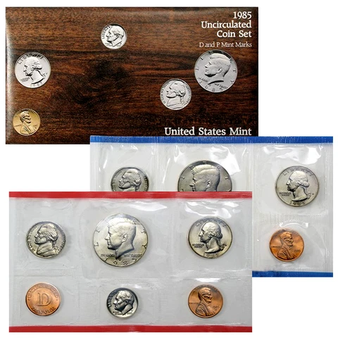 1985 US Mint Set Cover